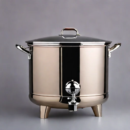 A loess-insulated pickling crock, photographed against a plain background