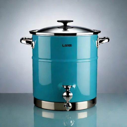 A loess-insulated pickling crock, photographed against a plain background