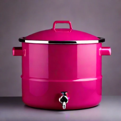 A loess-insulated pickling crock, photographed against a plain background