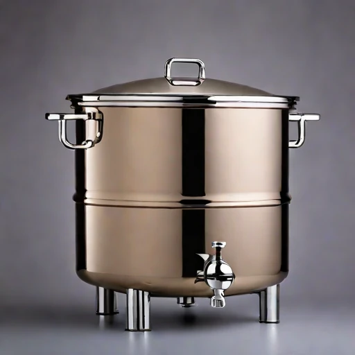 A loess-insulated pickling crock, photographed against a plain background