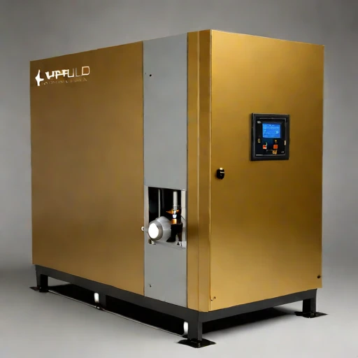 A lapilli-load cyclone separator, photographed against a plain background