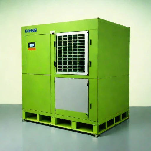 A lapilli-load cyclone separator, photographed against a plain background