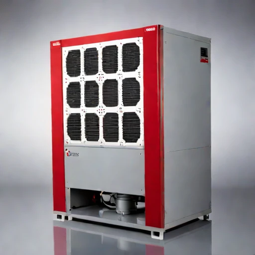 A lapilli-load cyclone separator, photographed against a plain background