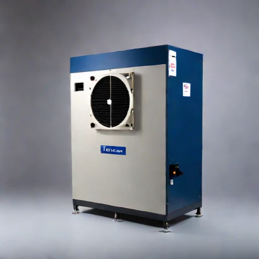 A lapilli-load cyclone separator, photographed against a plain background