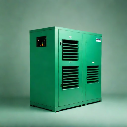 A lapilli-load cyclone separator, photographed against a plain background