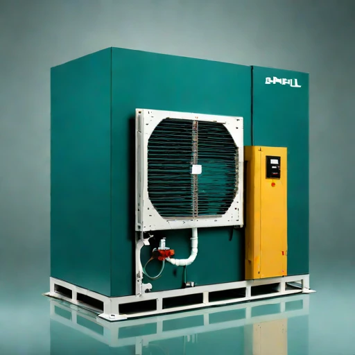 A lapilli-load cyclone separator, photographed against a plain background