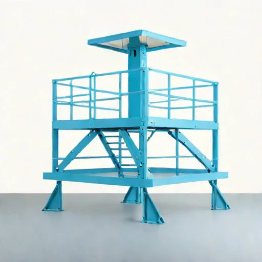 A lapse-rate sounding tower, photographed against a plain background