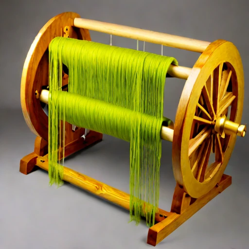 A loess-slip burnishing wheel, photographed against a plain background