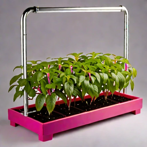 A loess-terrace propagation frame, photographed against a plain background