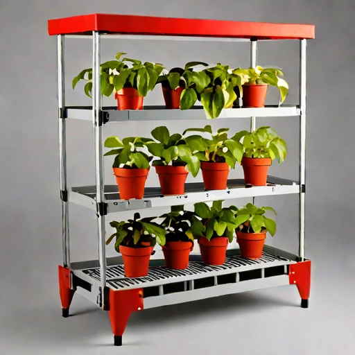 A loess-terrace propagation frame, photographed against a plain background