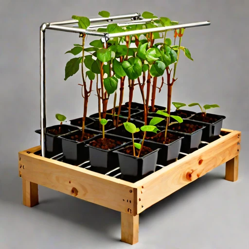 A loess-terrace propagation frame, photographed against a plain background