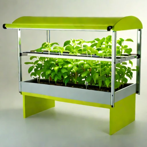 A loess-terrace propagation frame, photographed against a plain background