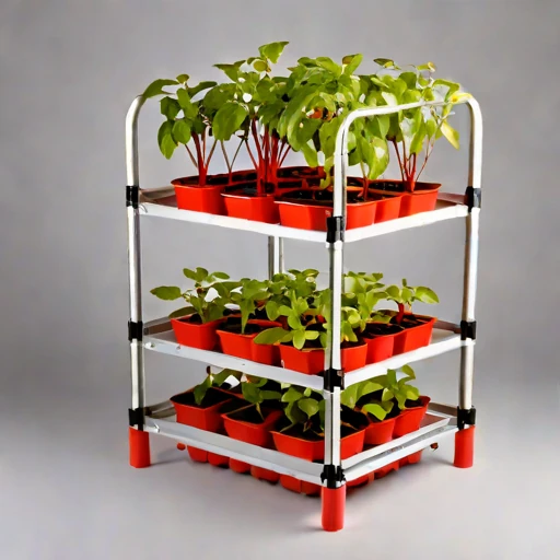 A loess-terrace propagation frame, photographed against a plain background