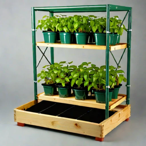 A loess-terrace propagation frame, photographed against a plain background