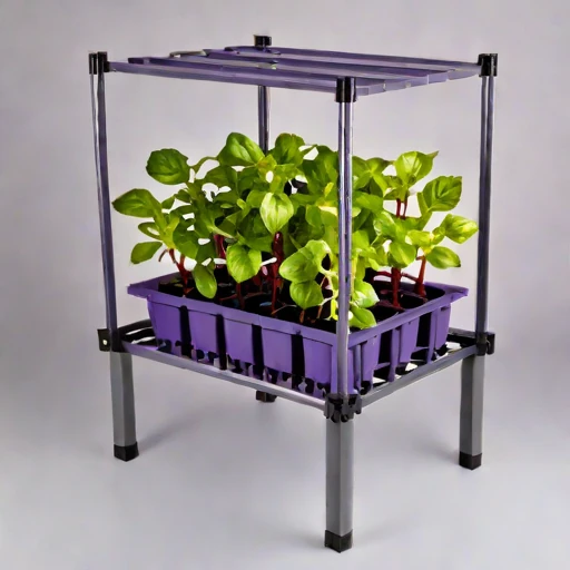 A loess-terrace propagation frame, photographed against a plain background