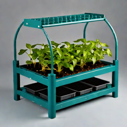 A loess-terrace propagation frame, photographed against a plain background