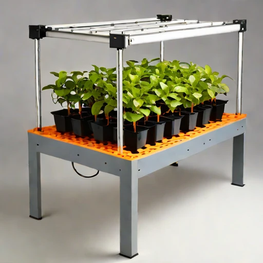 A loess-terrace propagation frame, photographed against a plain background