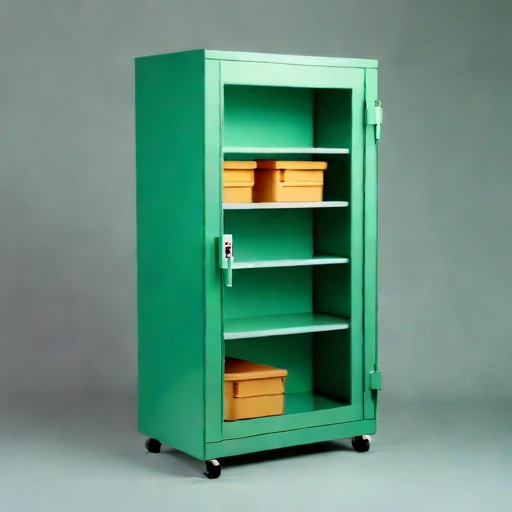 A marl-buffered paper store, photographed against a plain background