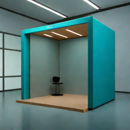 A mycelium-baffle rehearsal cell, photographed against a plain background