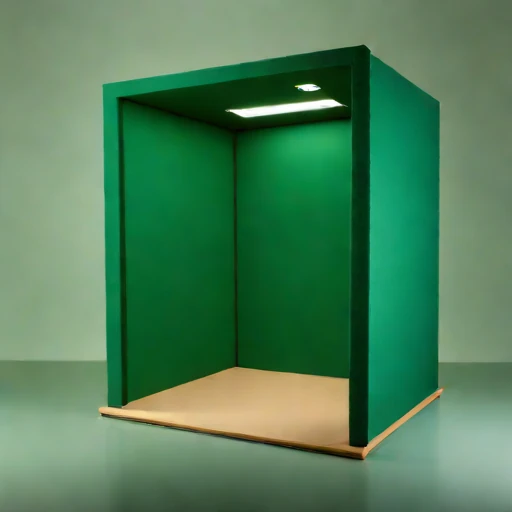 A mycelium-baffle rehearsal cell, photographed against a plain background