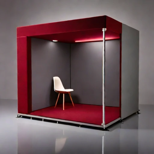 A mycelium-baffle rehearsal cell, photographed against a plain background
