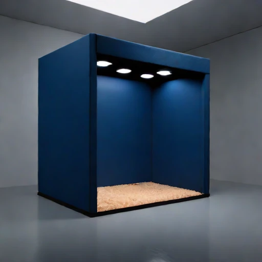 A mycelium-baffle rehearsal cell, photographed against a plain background