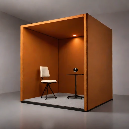 A mycelium-baffle rehearsal cell, photographed against a plain background