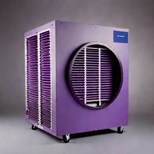 A modal-density duct silencer, photographed against a plain background