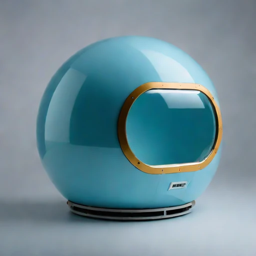 A moulin-descent glacier capsule, photographed against a plain background