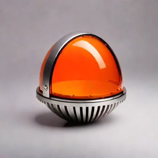 A moulin-descent glacier capsule, photographed against a plain background