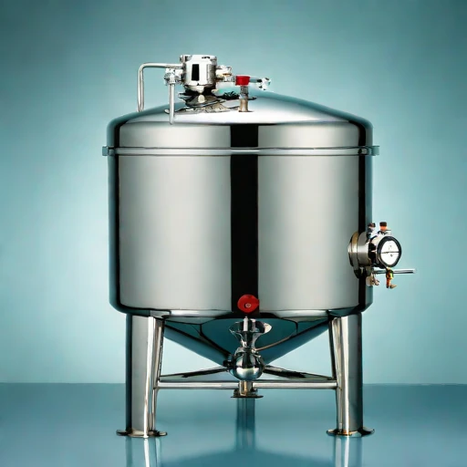 A methanogen-excluded mash vat, photographed against a plain background