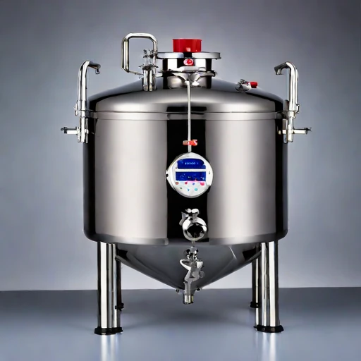 A methanogen-excluded mash vat, photographed against a plain background