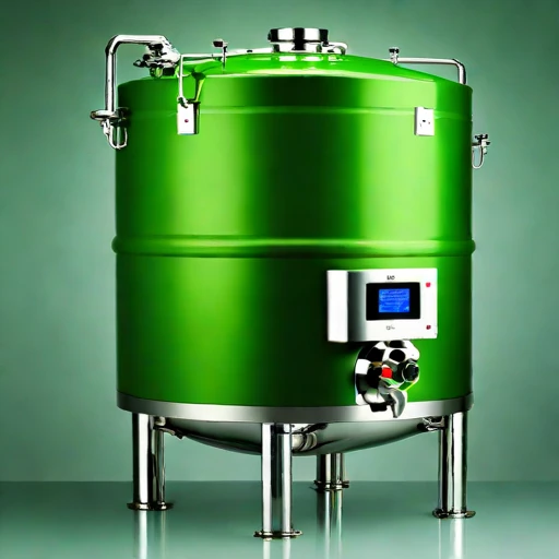 A methanogen-excluded mash vat, photographed against a plain background