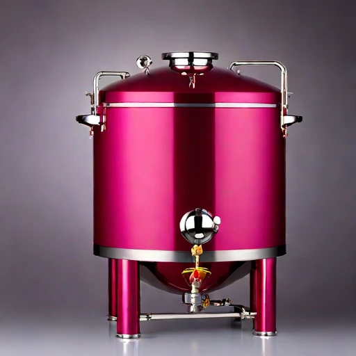 A methanogen-excluded mash vat, photographed against a plain background