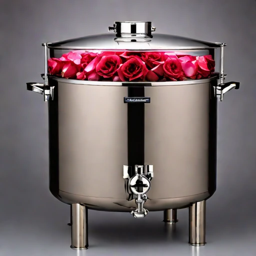 A methanogen-excluded mash vat, photographed against a plain background