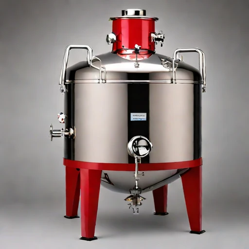 A methanogen-excluded mash vat, photographed against a plain background