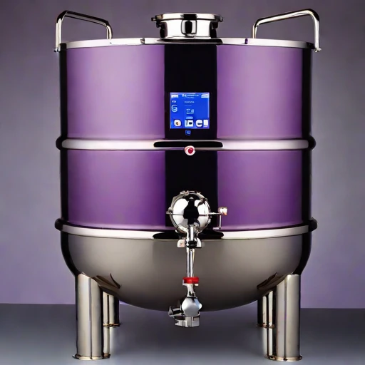 A methanogen-excluded mash vat, photographed against a plain background