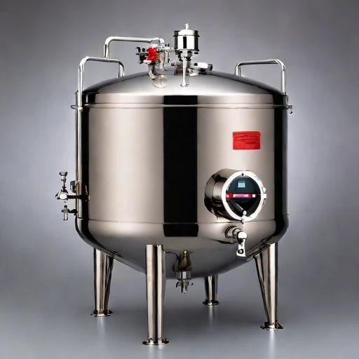 A methanogen-excluded mash vat, photographed against a plain background
