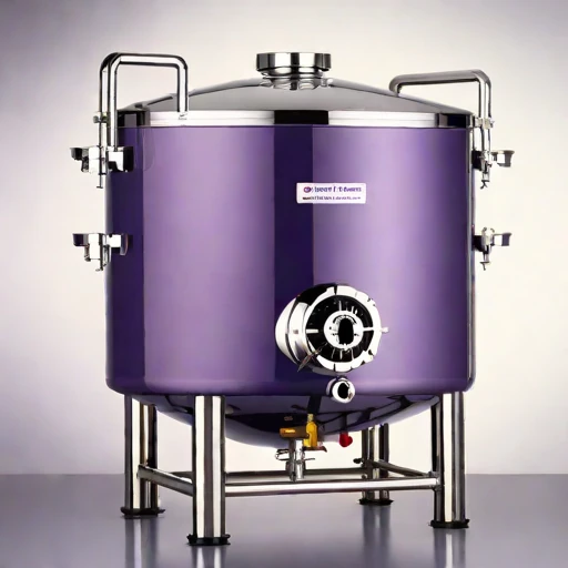 A methanogen-excluded mash vat, photographed against a plain background