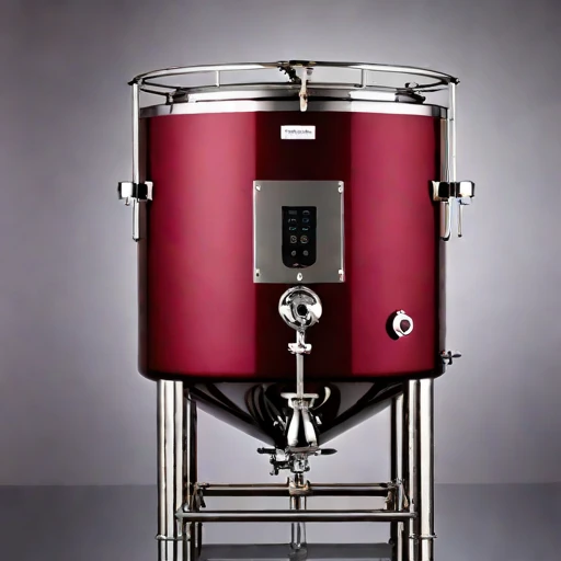 A methanogen-excluded mash vat, photographed against a plain background
