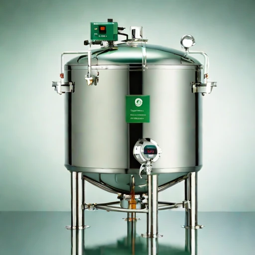 A methanogen-excluded mash vat, photographed against a plain background