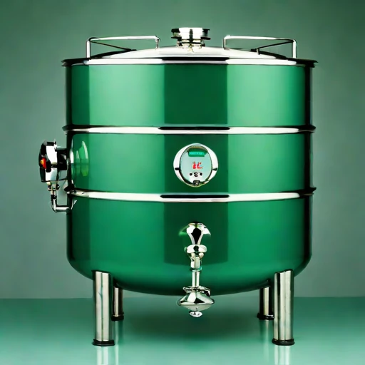 A methanogen-excluded mash vat, photographed against a plain background