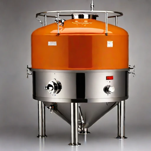 A methanogen-excluded mash vat, photographed against a plain background