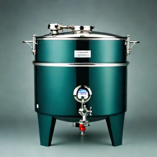 A methanogen-excluded mash vat, photographed against a plain background