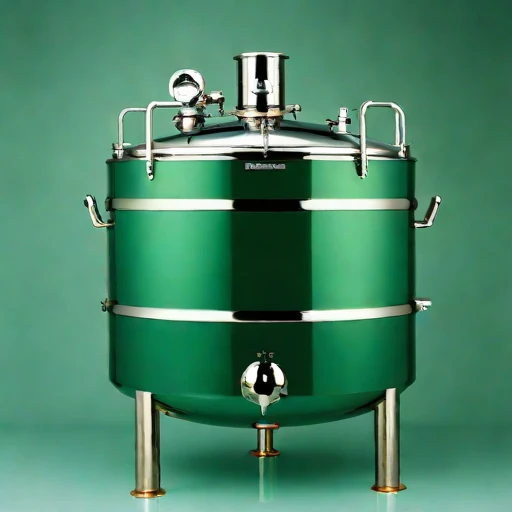 A methanogen-excluded mash vat, photographed against a plain background