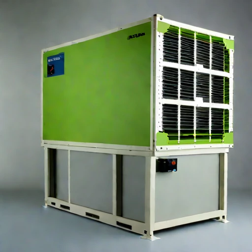 A mixing-height stack filter, photographed against a plain background