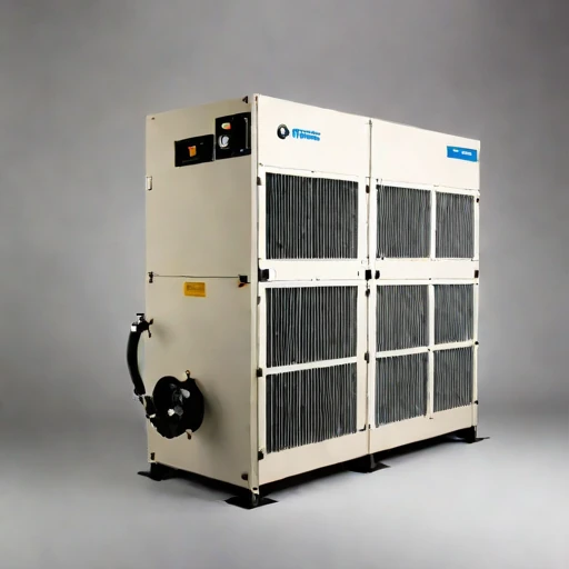 A mixing-height stack filter, photographed against a plain background