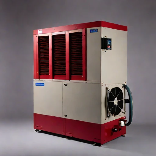 A mixing-height stack filter, photographed against a plain background