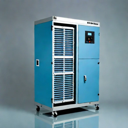 A mixing-height stack filter, photographed against a plain background