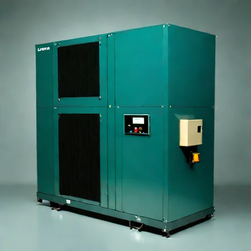 A mixing-height stack filter, photographed against a plain background